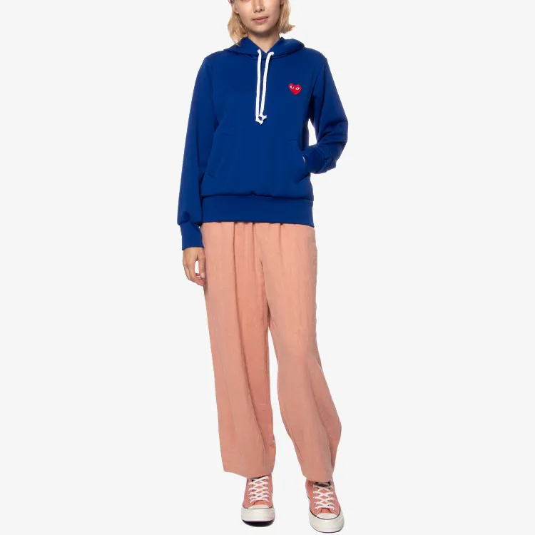 CDG Play Hoodie 'Blue'-2