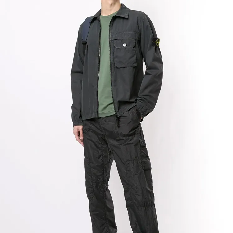 STONE ISLAND Jacket Men's Charcoal Gray-2