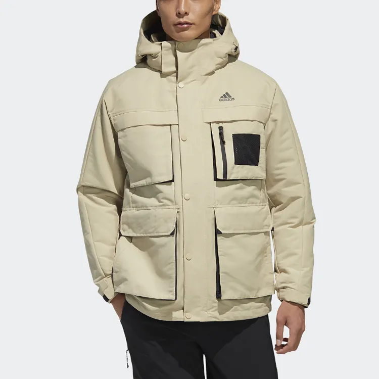 Adidas Down Jackets Men Grassland Brown-4