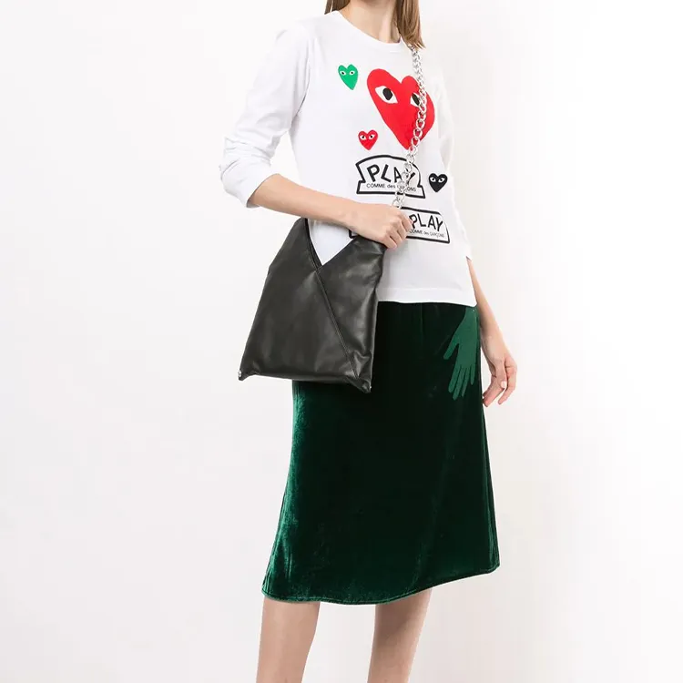 CDG Play T Shirts Women's White-1