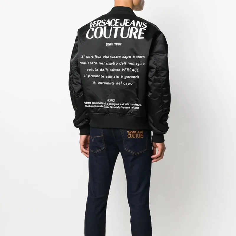 VERSACE JEANS COUTURE Jacket Men's Black-6