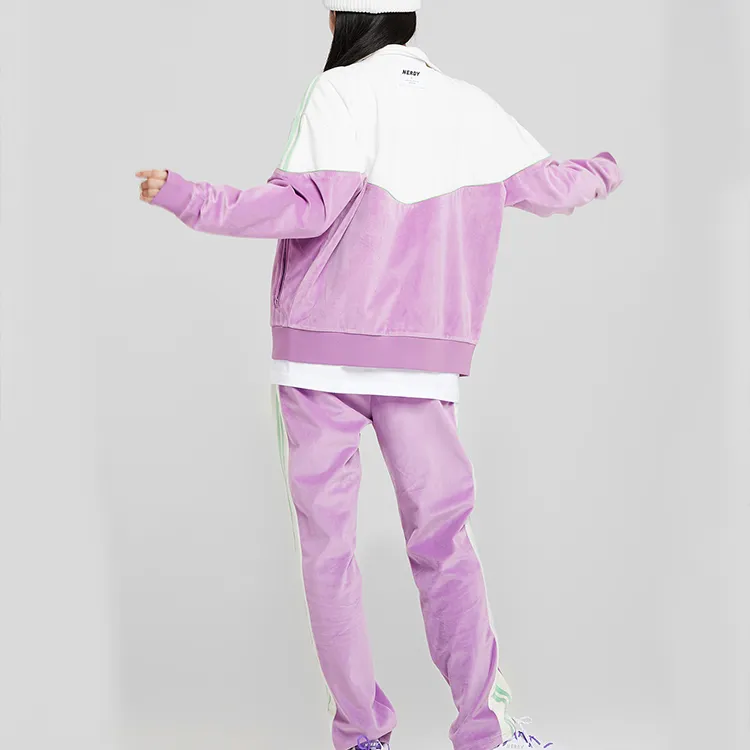 NERDY FW20 Loose Fit Jacket Unisex Light Purple-3