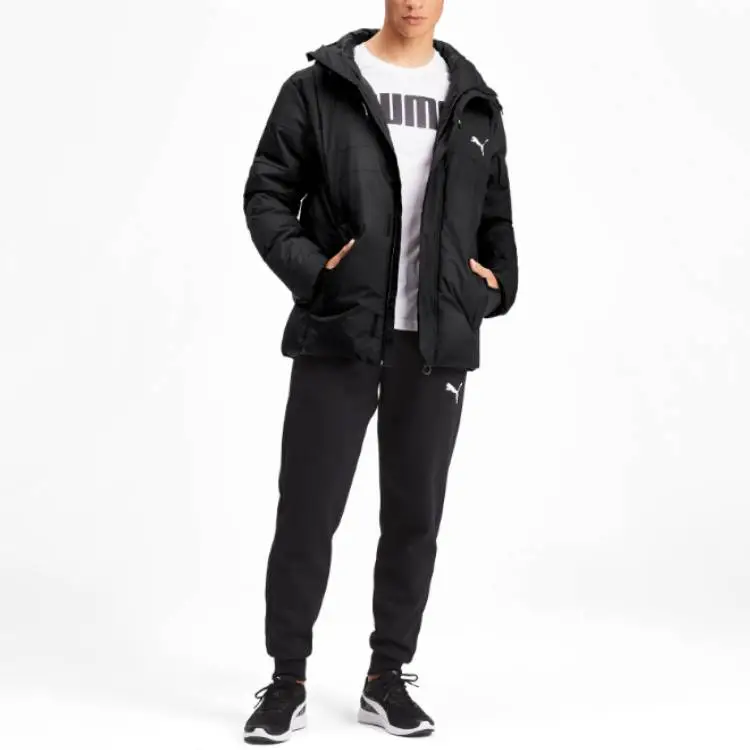 PUMA Down Jackets Men Black-4