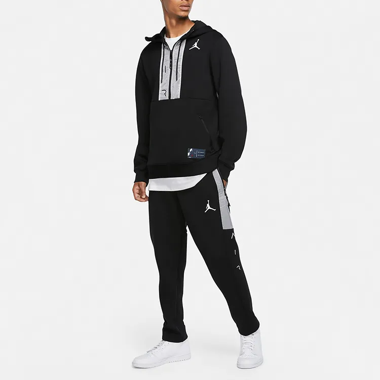 Jordan Knitted Sweatpants Men's Black-4
