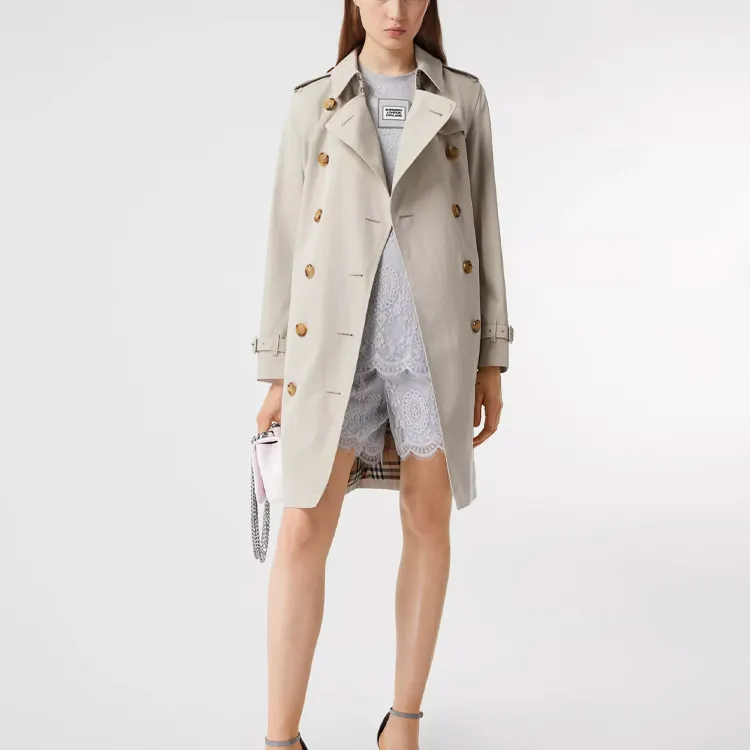 Burberry Trench Coat Women's Stone Color-2