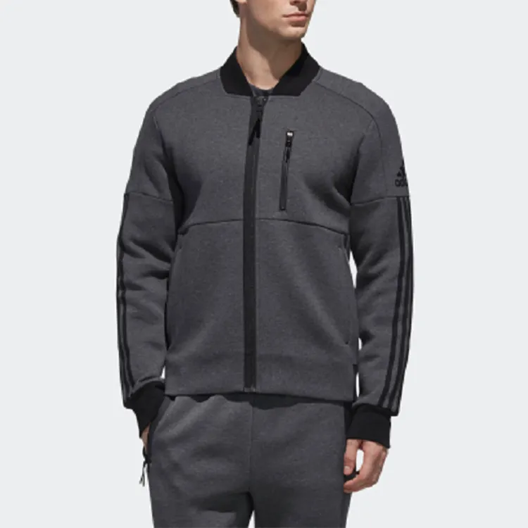 Adidas Jacket Men's Dark Heather Gray-2