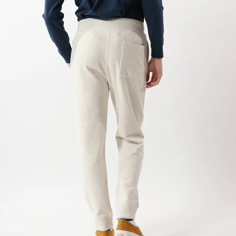 Champion Straight Sports Pants Japan Version Unisex Oatmeal White-6