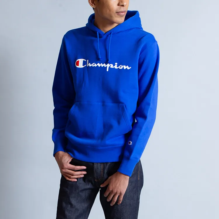 Champion Sweatshirt Japan Version Unisex Royal Blue-2