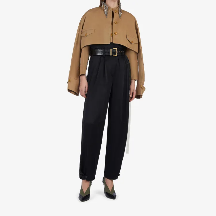 Givenchy Casual Pants Women's Black-3