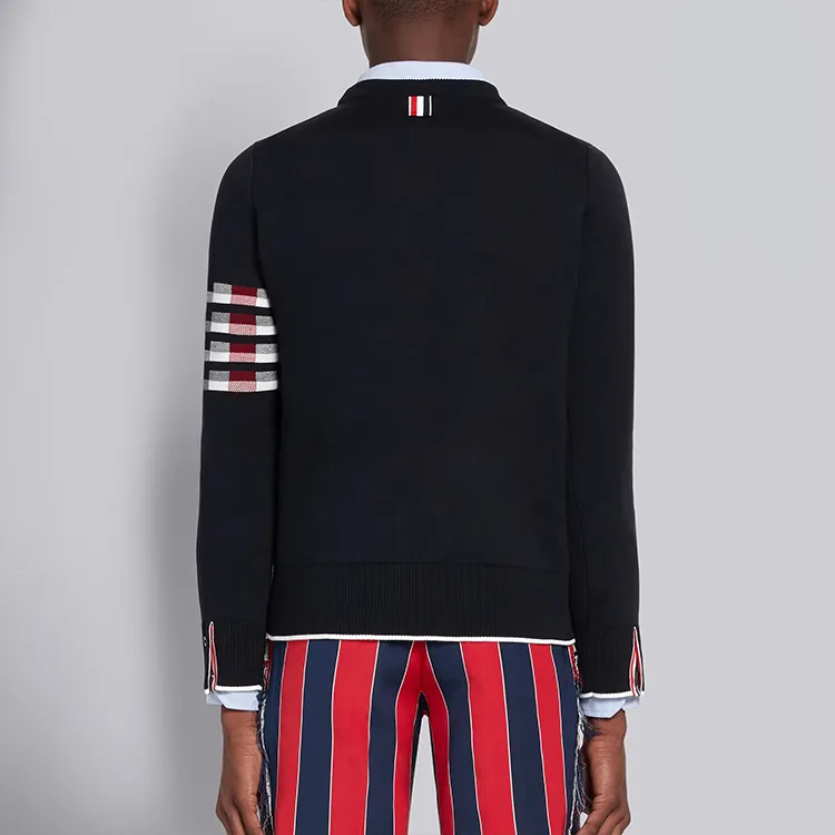 THOM BROWNE Sweatshirts Men Navy-3