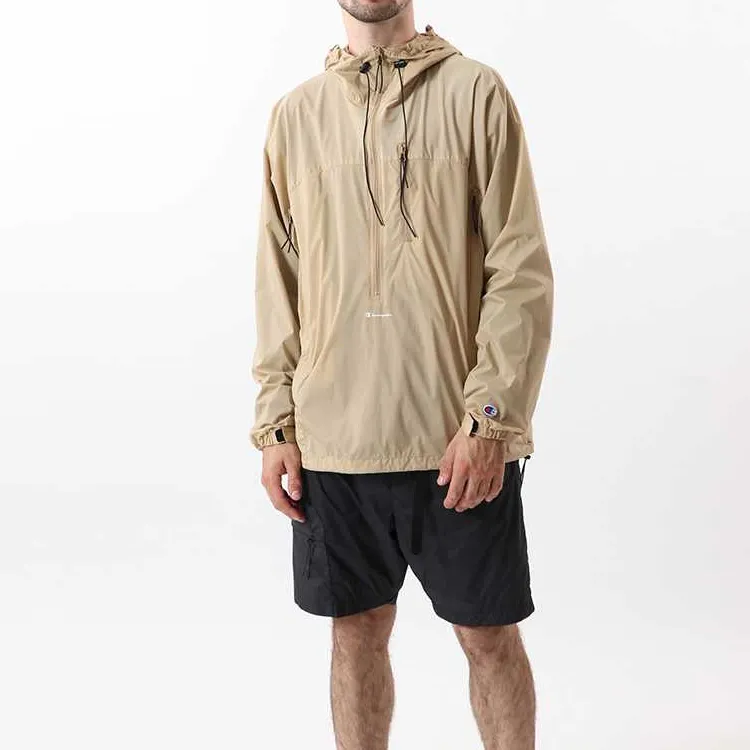 Champion Straight Windbreaker Jacket Japan Version Women's Khaki-1