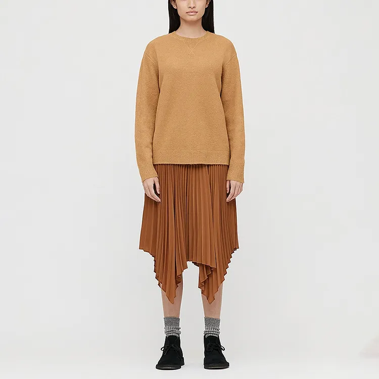 Jw Anderson X UNIQLO Jw Anderson Co-Branded Series Sweaters Women's Beige-1