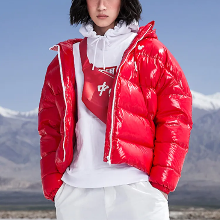 Disney X LINING Down Jackets Women's Vermilion-2