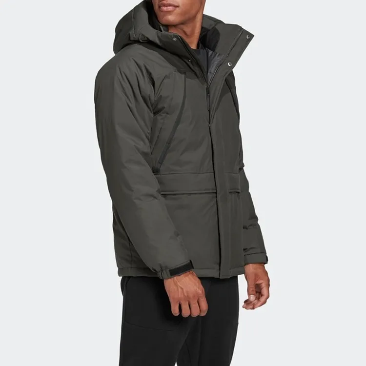 Adidas Down Jackets Men Deep Earthy Brown-5