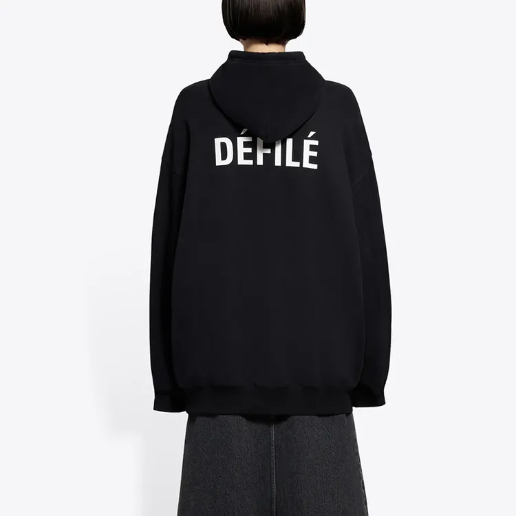 Balenciaga Sweatshirt Women's Black-4