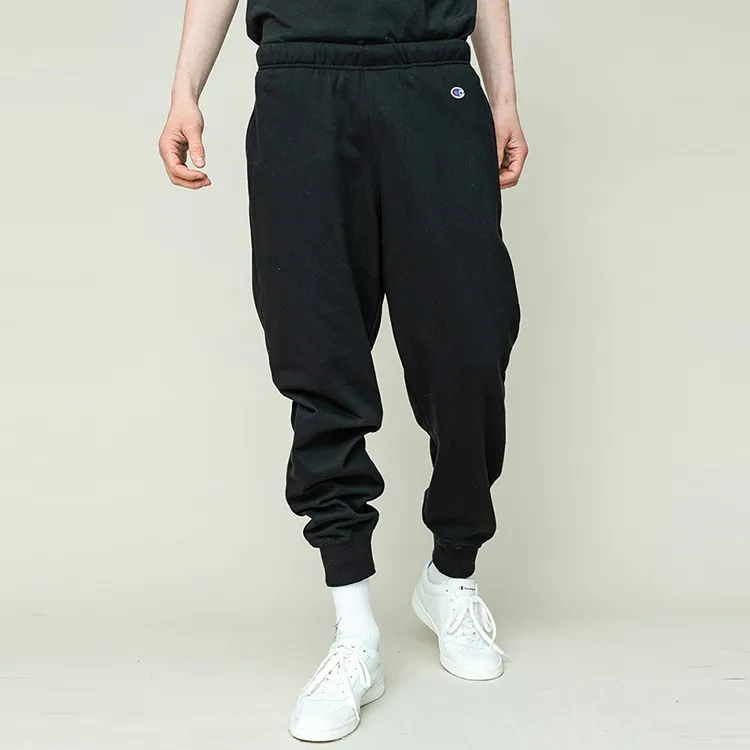 Champion Jogger Moderate Sports Pants Japan Version Men's Black-4
