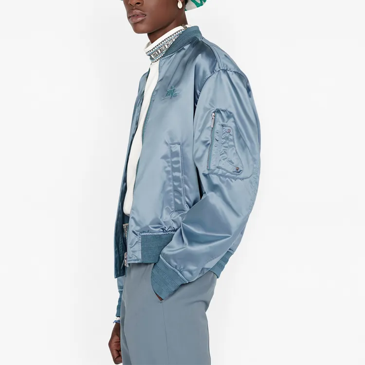 DIOR Quarterly New Products Jackets Men Light Blue-2