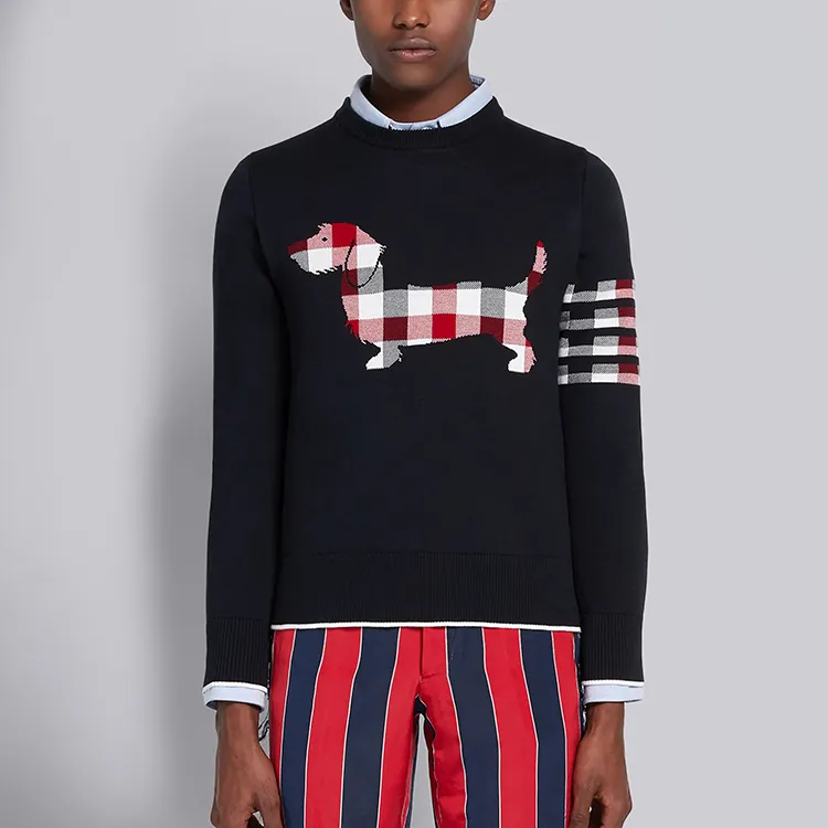 THOM BROWNE Sweatshirts Men Navy-2