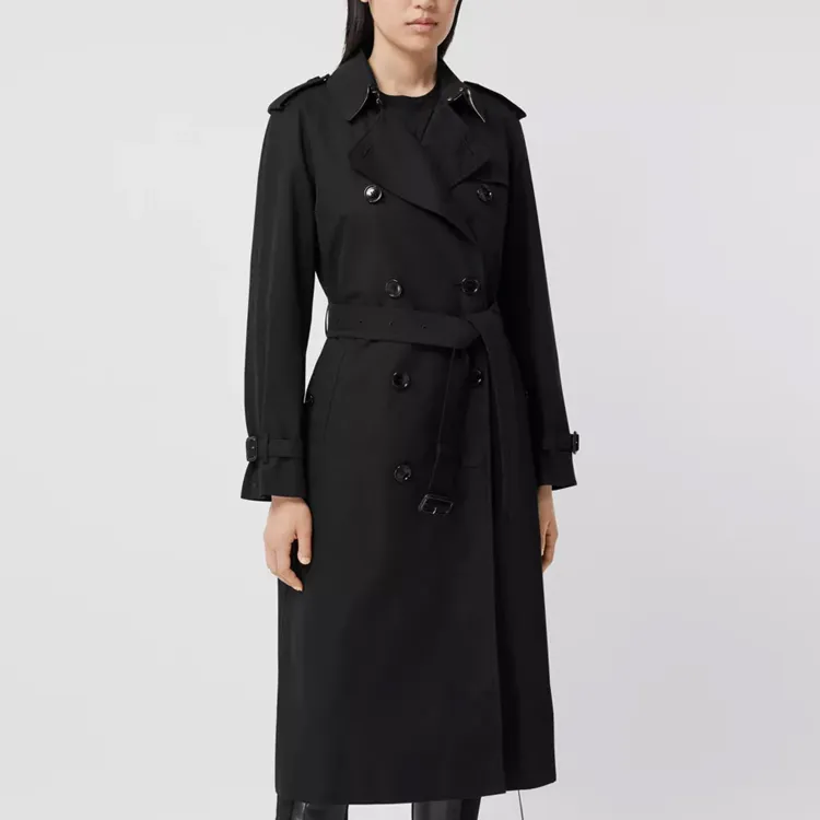 Burberry Double-breasted Gabardine Trench Coat-2