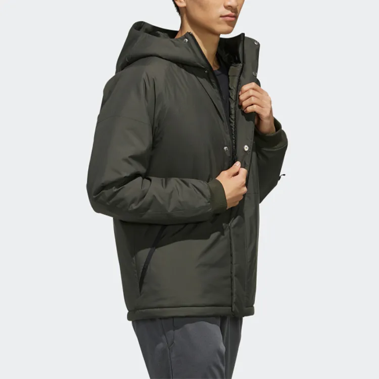 Adidas Jackets Men Dark Earthy Brown Color-3