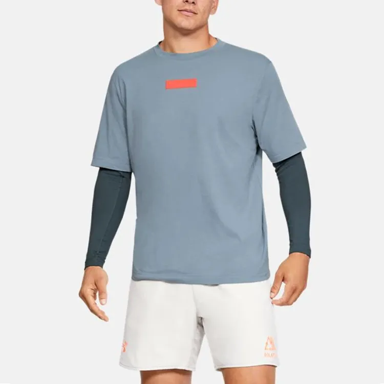 Under Armour T Shirt Men's Gray Blue-3