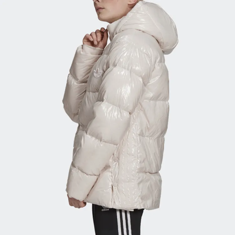 Adidas Originals Down Jacket Winter Women's Linen Brown-3