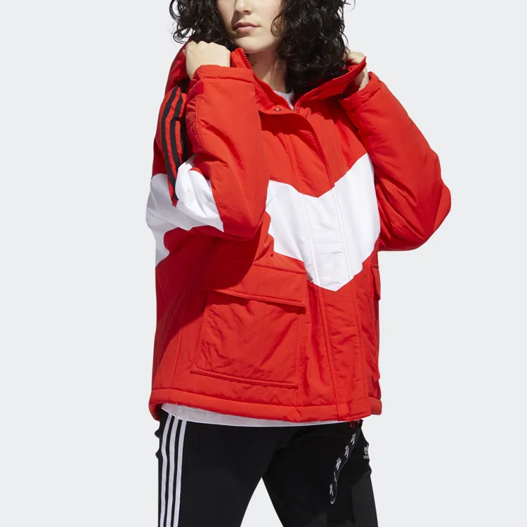 Adidas Originals Puffer Jackets Women's Red-5