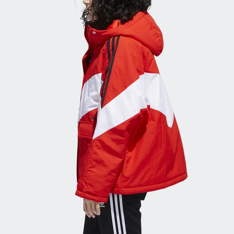 Adidas Originals Puffer Jackets Women's Red-4