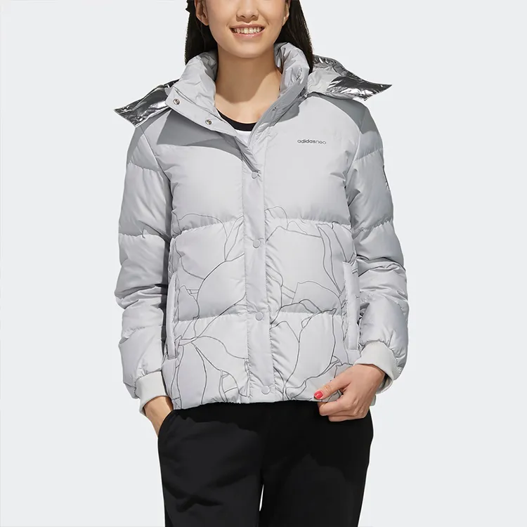 Adidas Neo Down Jackets Women's Light Gray-1