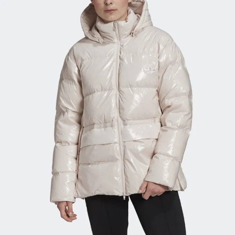 Adidas Originals Down Jacket Winter Women's Linen Brown-2