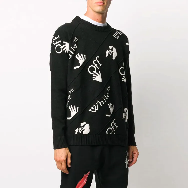 OFF WHITE Drowning Crewneck Sweater-1