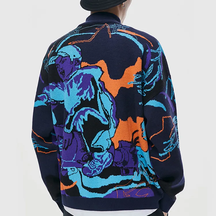 LINING Sweaters Unisex Wasteland Blue-3
