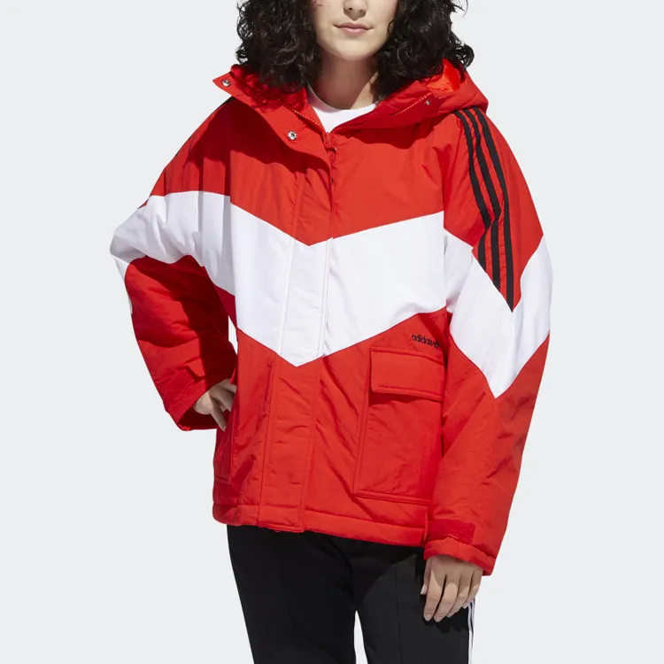Adidas Originals Puffer Jackets Women's Red-3