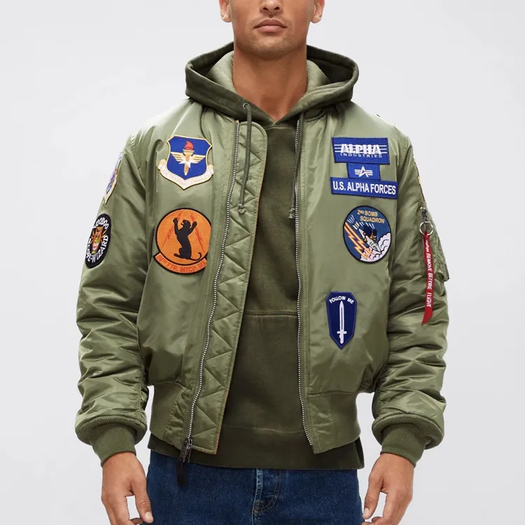 Alpha Industries Jacket Unisex Army Green-2
