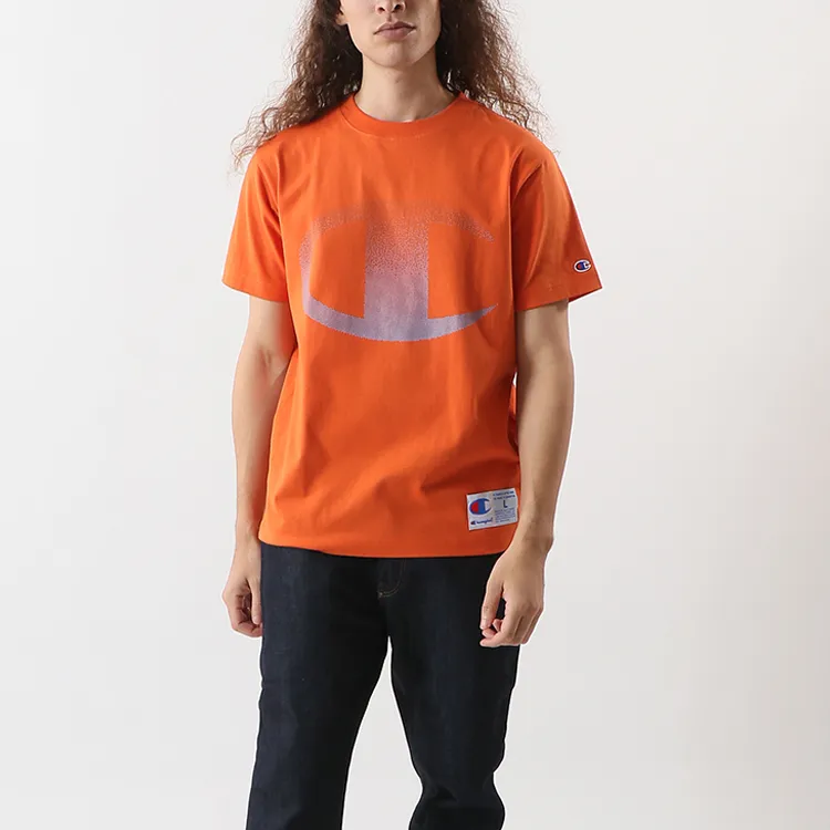 Champion T-Shirt Japan Version Unisex Orange-1