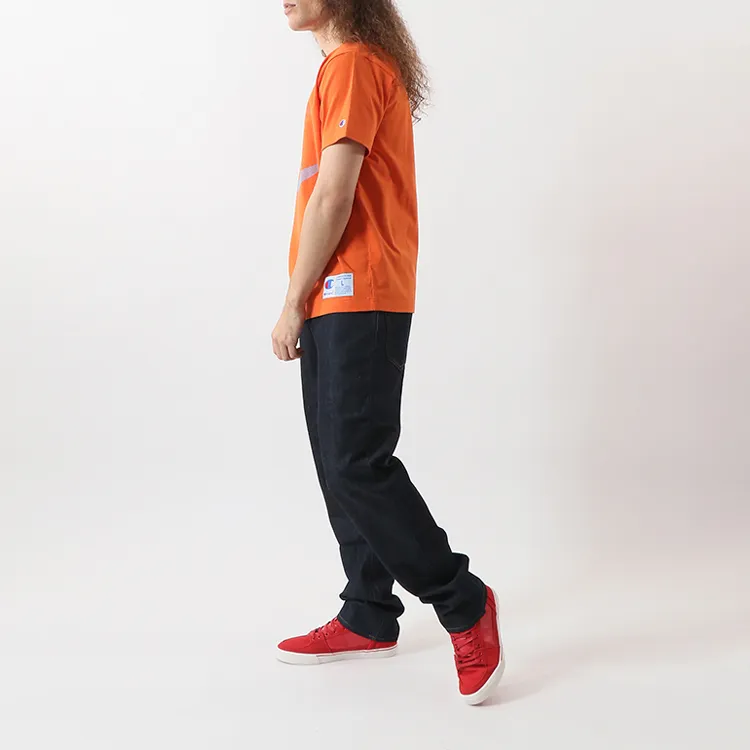 Champion T-Shirt Japan Version Unisex Orange-6