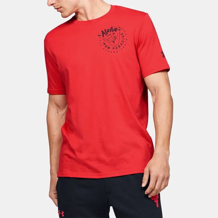 Under Armour Project T Shirts Men Red-2