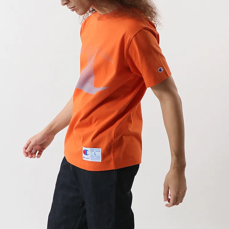 Champion T-Shirt Japan Version Unisex Orange-2