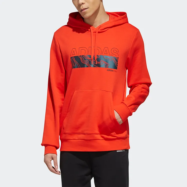 Adidas Neo Sweatshirts Men Bright Pink Red-2
