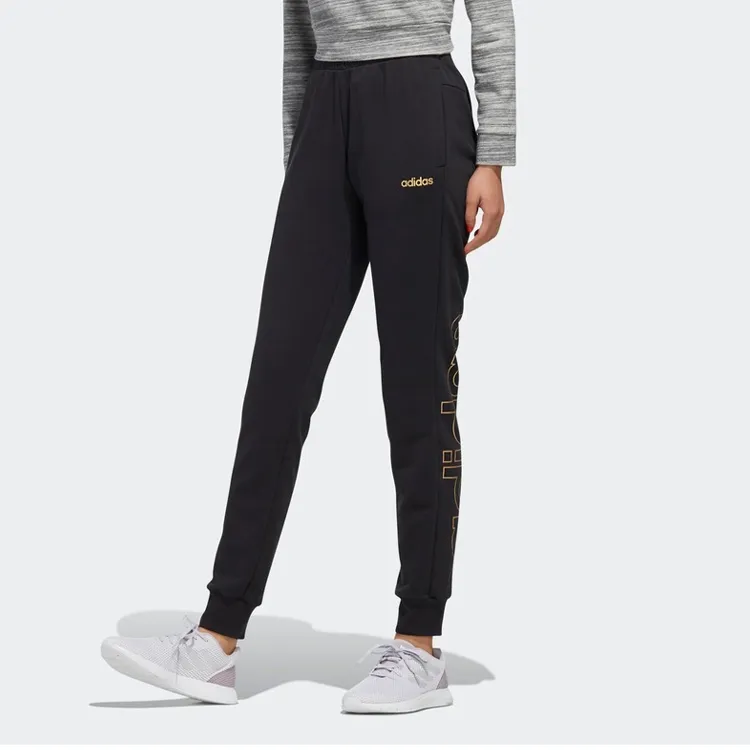 Adidas Knitted Sweatpants Women's Black-2