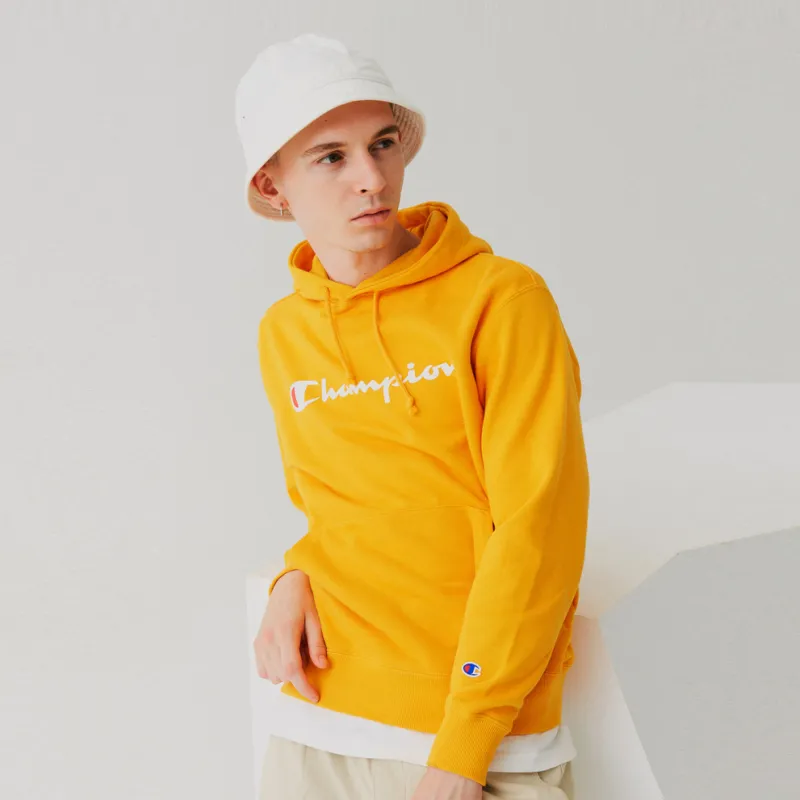 Champion Sweatshirt Japan Version Unisex Yellow-6