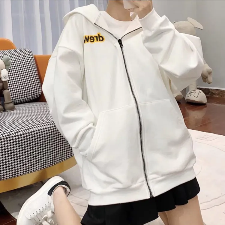 Drew House Smiley Collection Sweatshirt Winter Unisex WHITE OFF WHITE-3
