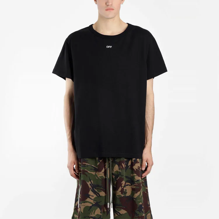 OFF WHITE T Shirts Men Black-2