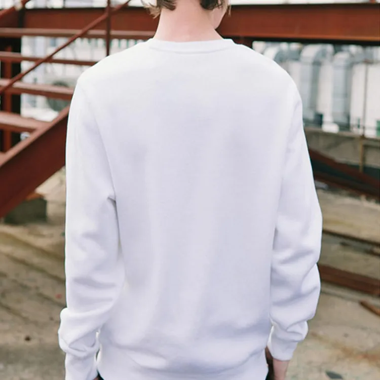 Dickies Crew Neck Regular Sweatshirt Winter Men's White-1