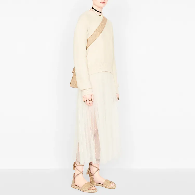 DIOR Dior Quarterly New Products Casual Long Skirts Women's White-2