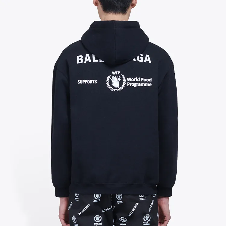 Balenciaga x Wfp Sweatshirt Men's Black-4