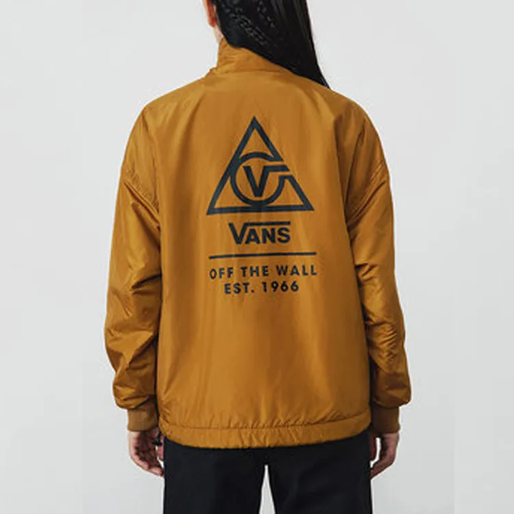 Vans Velvet Jackets Unisex Brown-4