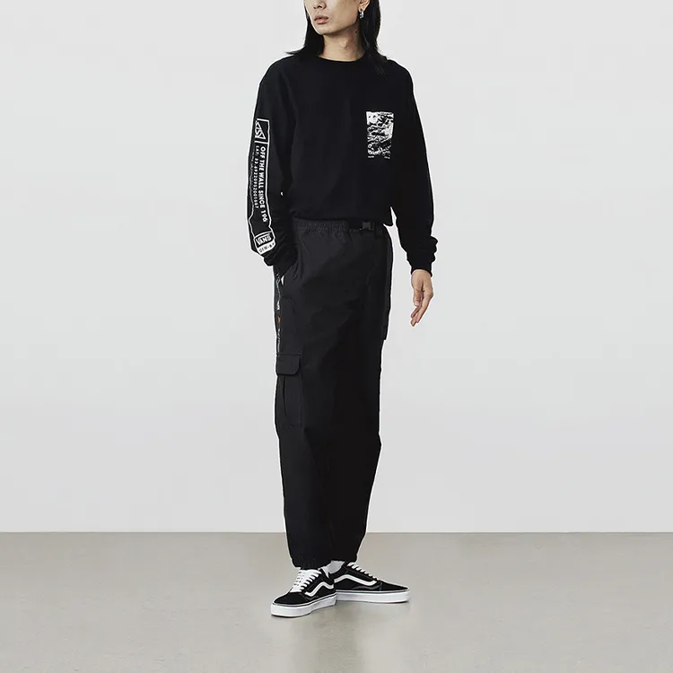 Vans Cargo Pants Men Black-4
