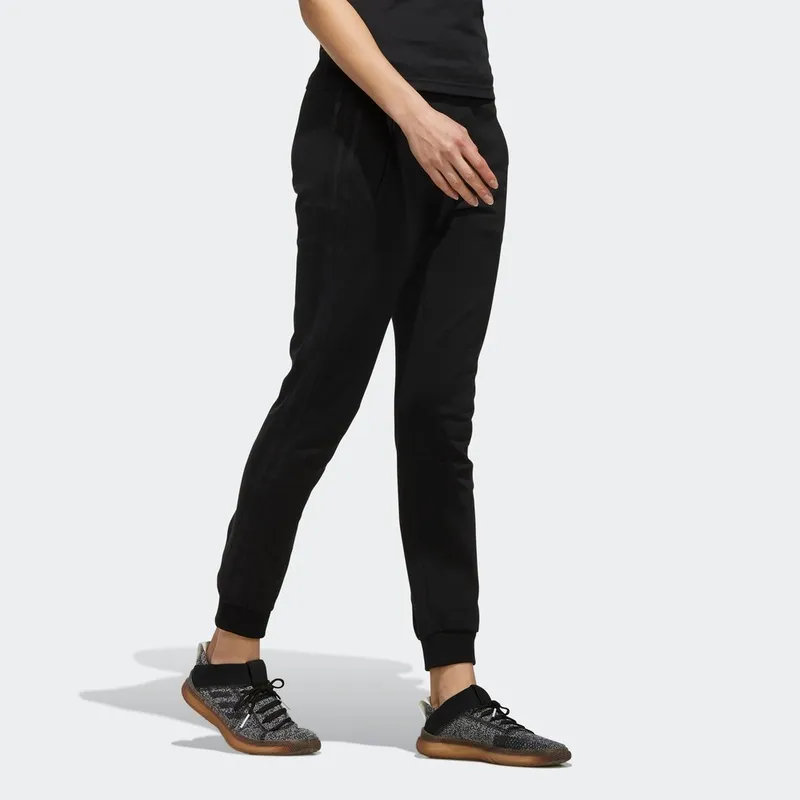 Adidas Knitted Sweatpants Women's Black-4
