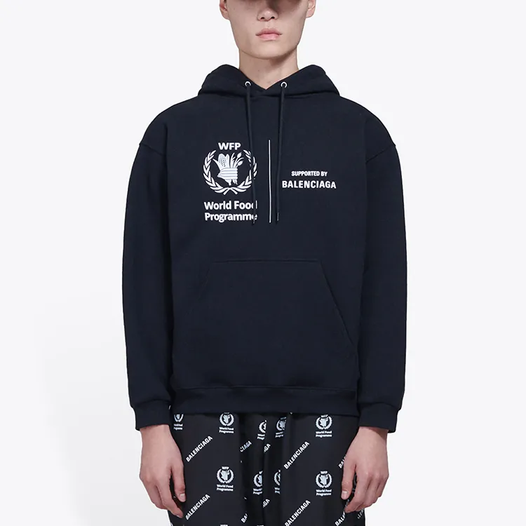 Balenciaga x Wfp Sweatshirt Men's Black-3